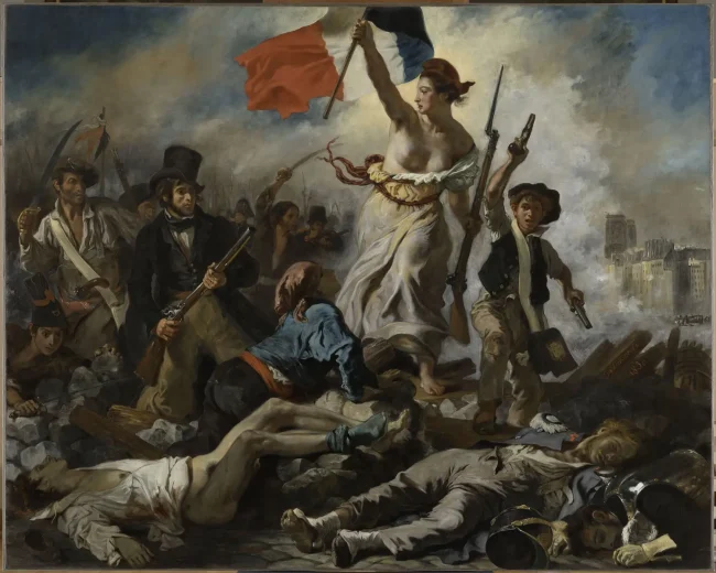 liberta-che-guida-il-popolo-restaurata La Libertà che guida il popolo - Eugène Delacroix - 1830. Il dipinto dopo il restauro