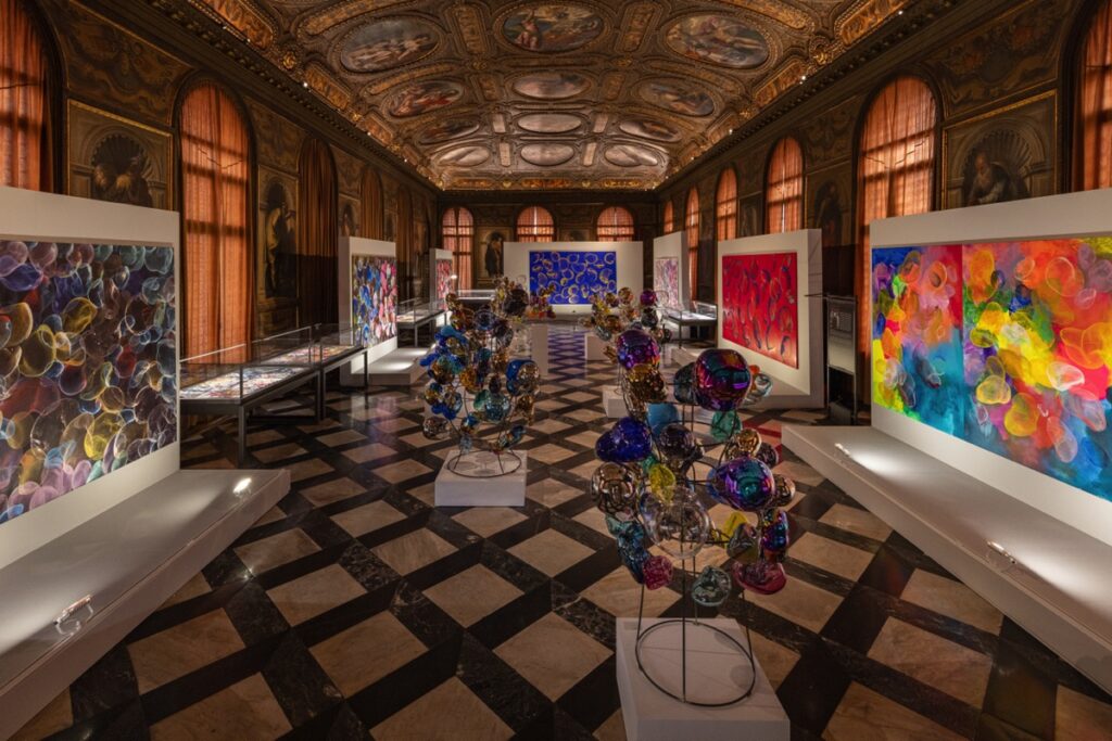 “Venetian Bubbles” le opere di Dokoupil alla Biblioteca Nazionale Marciana di Venezia