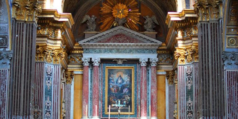 Napoli, Interno della Chiesa dei Girolamini ©Complesso Monumentale Chiesa dei Girolamini