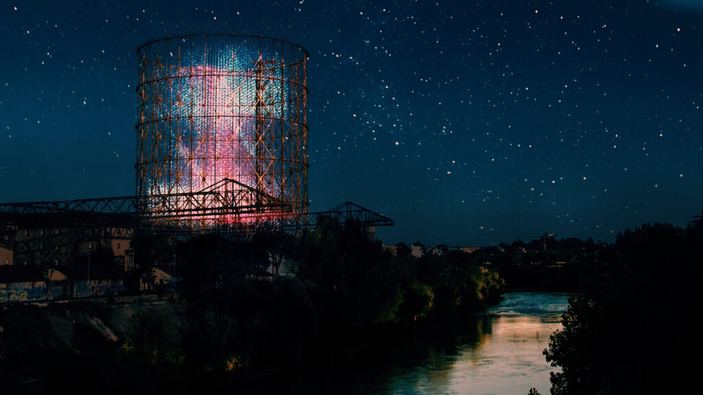Videocittà 2024: “Nebula”, l’installazione di Giorgio Moroder e Quiet Ensemble al Gazometro di Roma