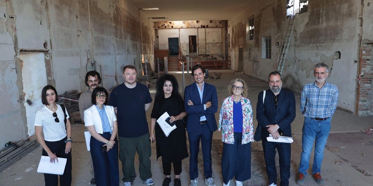 Il sopralluogo a Santa Maria della Scala