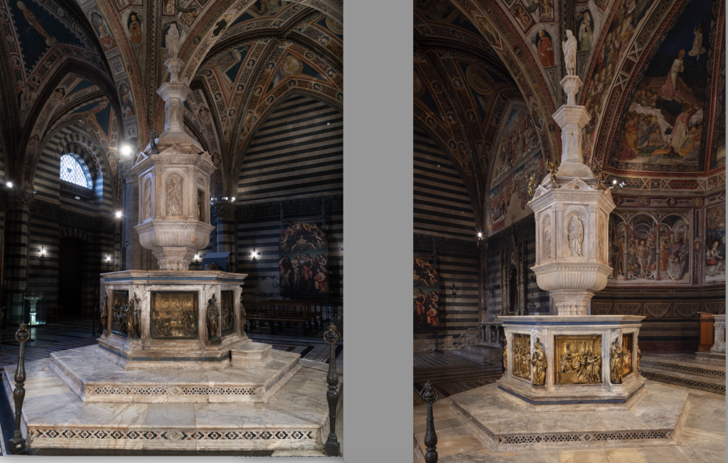 Terminato il restauro del Fonte Battesimale del Duomo di Siena