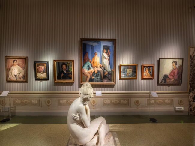 gam-di-palazzo-pitti Una delle sale della Gam di Palazzo Pitti visitabili nella mostra virtuale per il suo centenario ©Uffizi