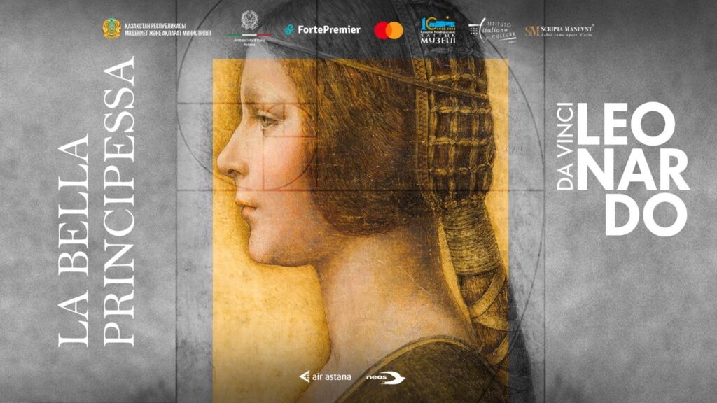 La “La Bella Principessa” di Leonardo in Kazakistan