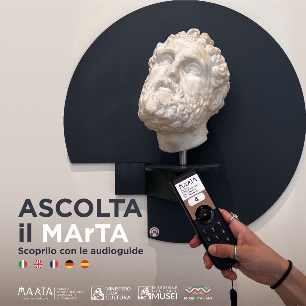 Al MArTA di Taranto arriva l’audioguida in 5 lingue