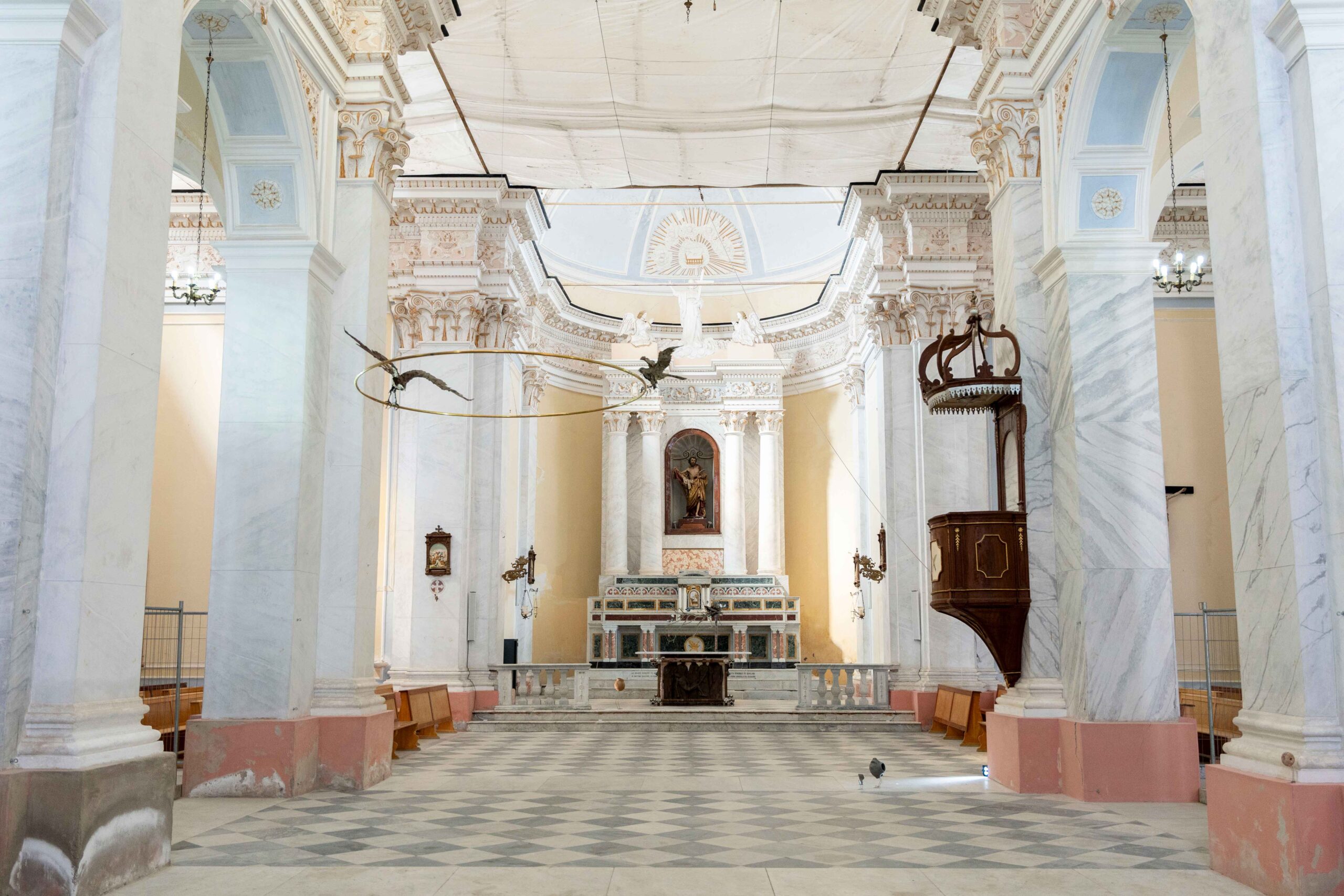 Mostra Eroico (il) paesaggio di Lucrezia Longobardi. In foto l’opera di_Petrit Halilaj ©Tommaso Vitiello