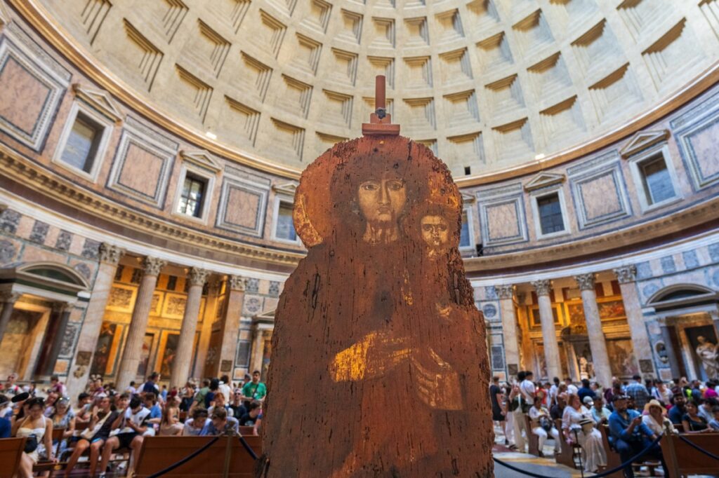 Completato il restauro della Madonna del Pantheon