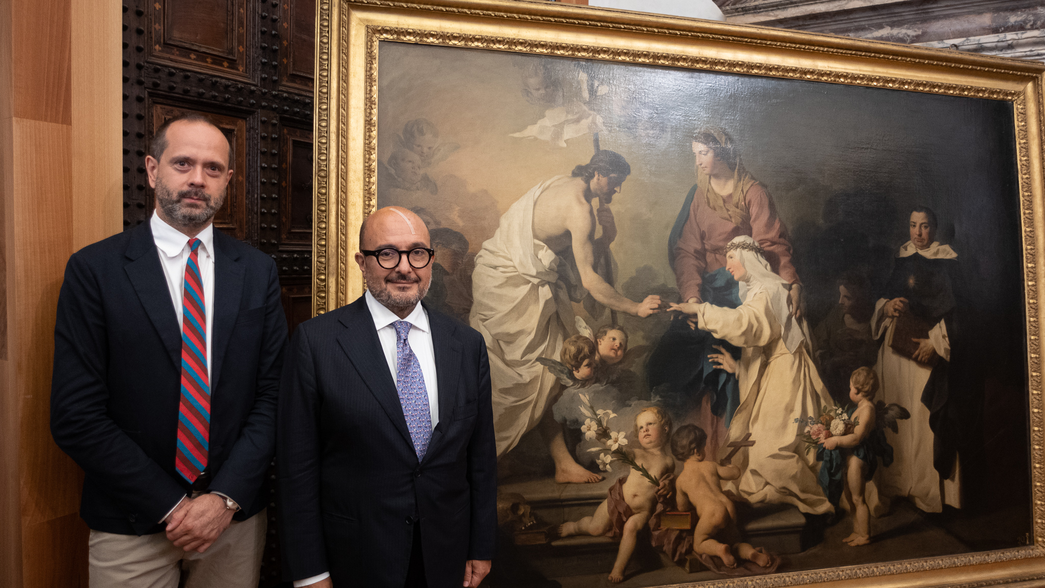 Ministro Sangiuliano agli Uffizi (6) Il ministro Sangiuliano agli Uffizi con il direttore Simone Verde ©Uffizi