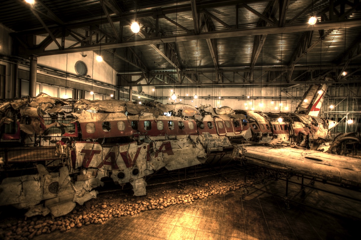 Relitto del DC9 Itavia © Museo della Memoria di Ustica