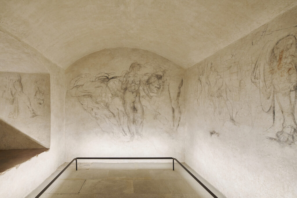Stanza segreta di Michelangelo Museo delle Cappelle Medicee Firenze Foto Francesco Fanfani Courtesy Musei del Bargello close up