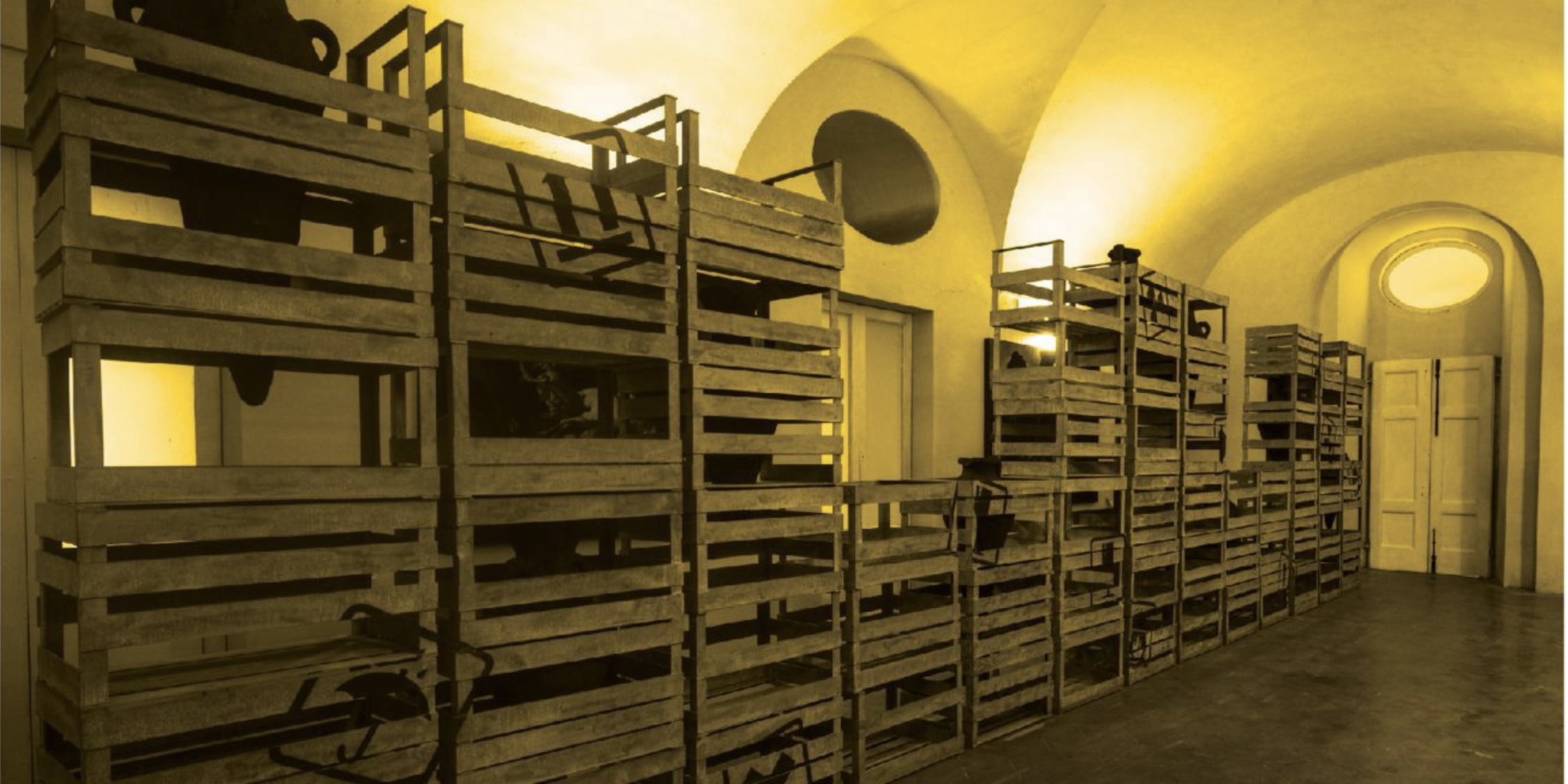 installazione-real-sito-carditello "The Big Archive 1994-2014" del duo Perino & Vele al Real Sito di Carditello