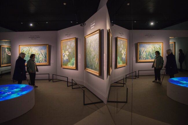 monet-padova Allestimento della mostra di Monet a Padova Courtesy Arthemisia