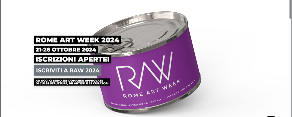 Rome Art Week 2024: aperte le iscrizioni per la nona edizione