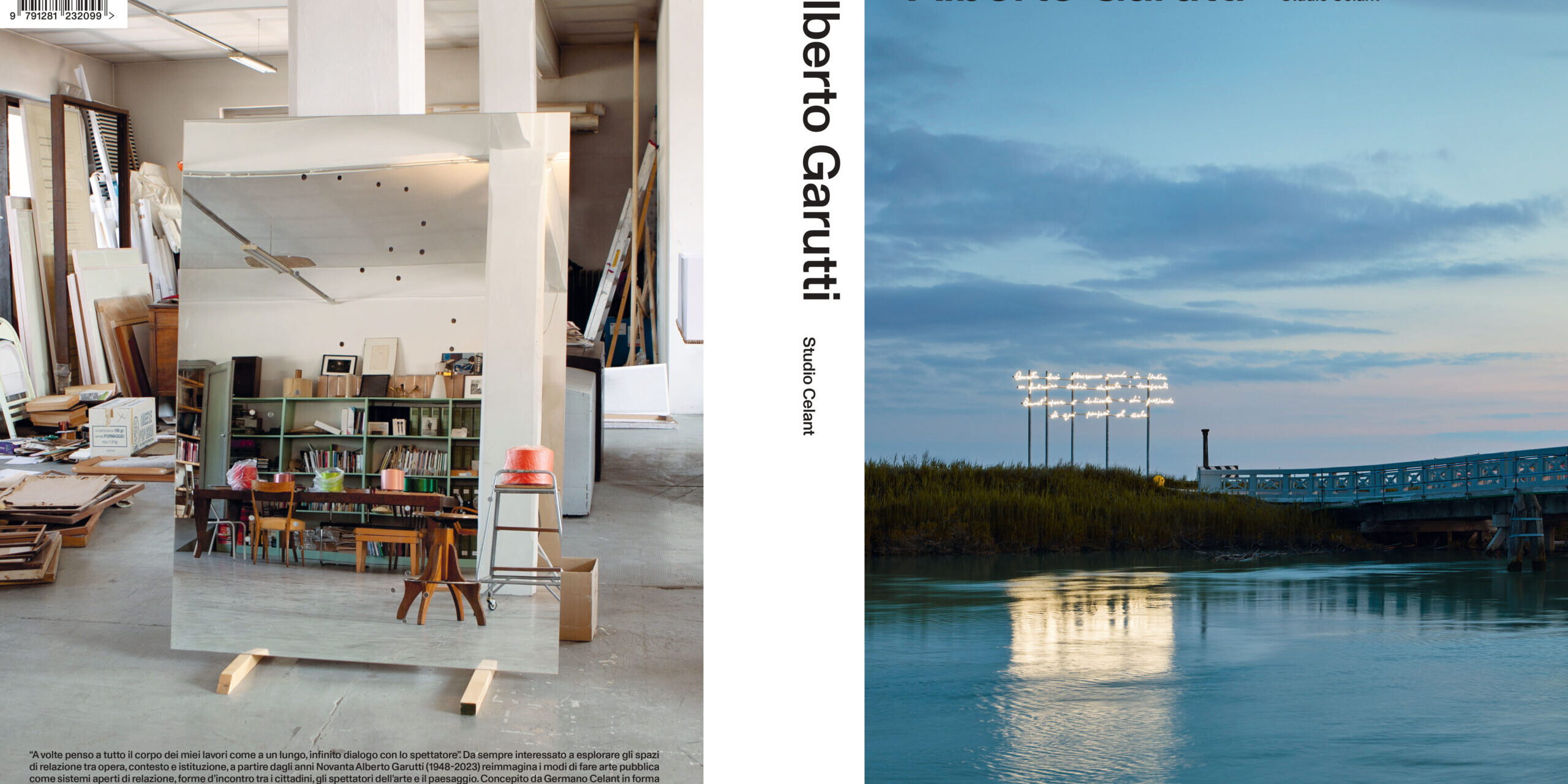 Alberto Garutti, a cura di Studio Celant, a+mbookstore / Hatje Cantz, Milano / Berlino 2024, copertina Foto © Agostino Osio Courtesy Studio Alberto Garutti