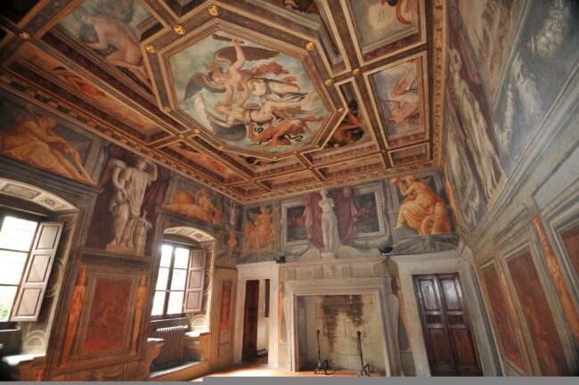 Arezzo, Museo di Casa Vasari, Sala del trionfo della Virtù (C) MiC-Direzione regionale Muse i nazionali della Toscana Arezzo, Museo di Casa Vasari, Sala del trionfo della Virtù (C) MiC-Direzione regionale Muse i nazionali della Toscana