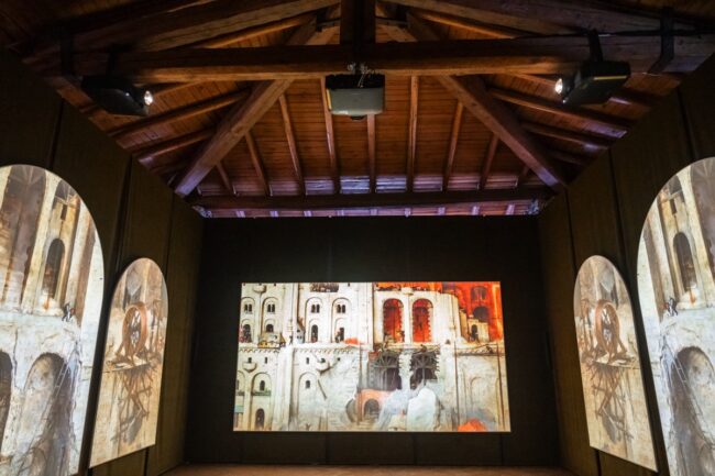 Mura di Bergamo: il Museo - allestimento