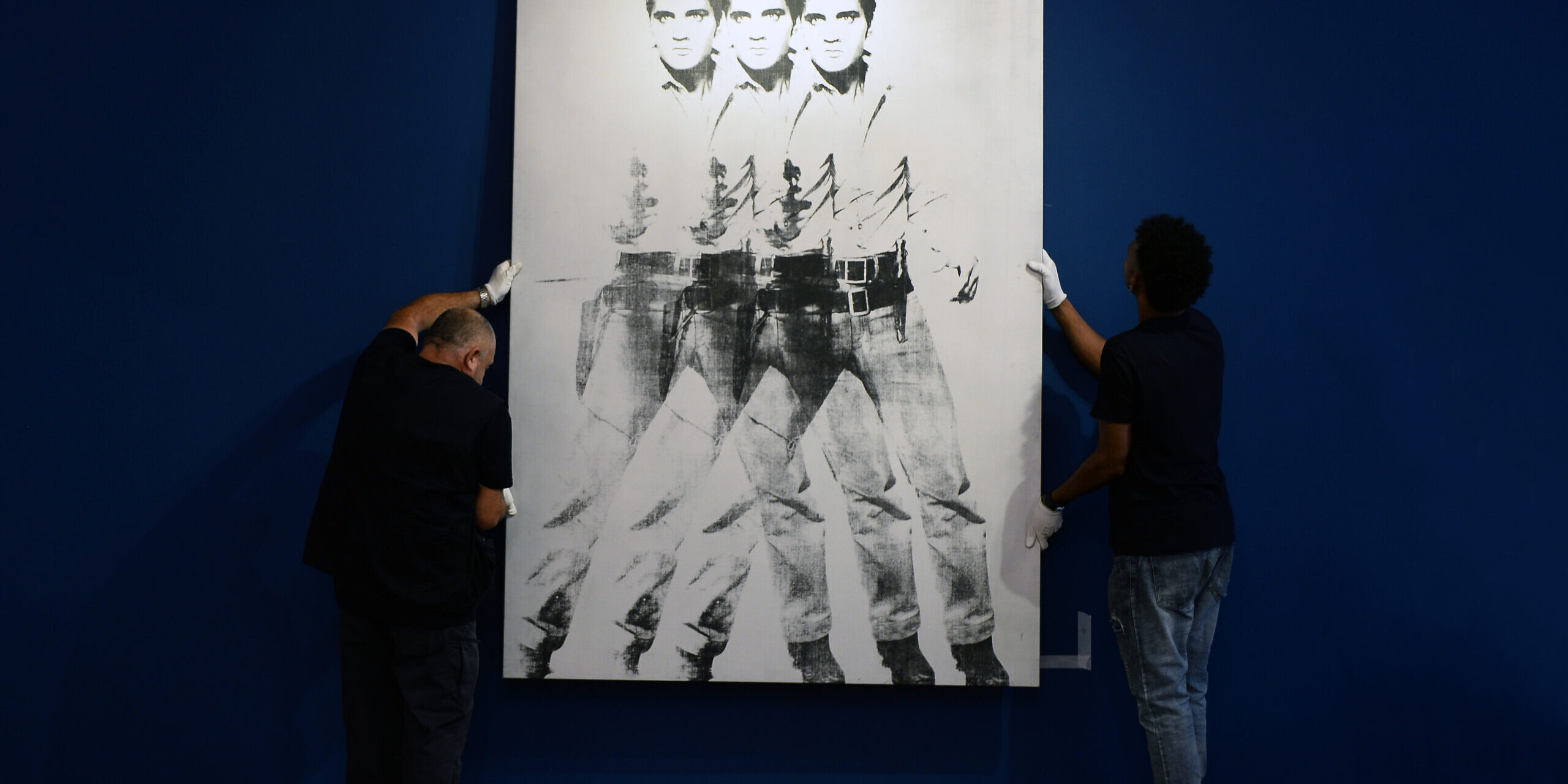 Andy Warhol. Triple Elvis - Foto allestimento Roberto Serra