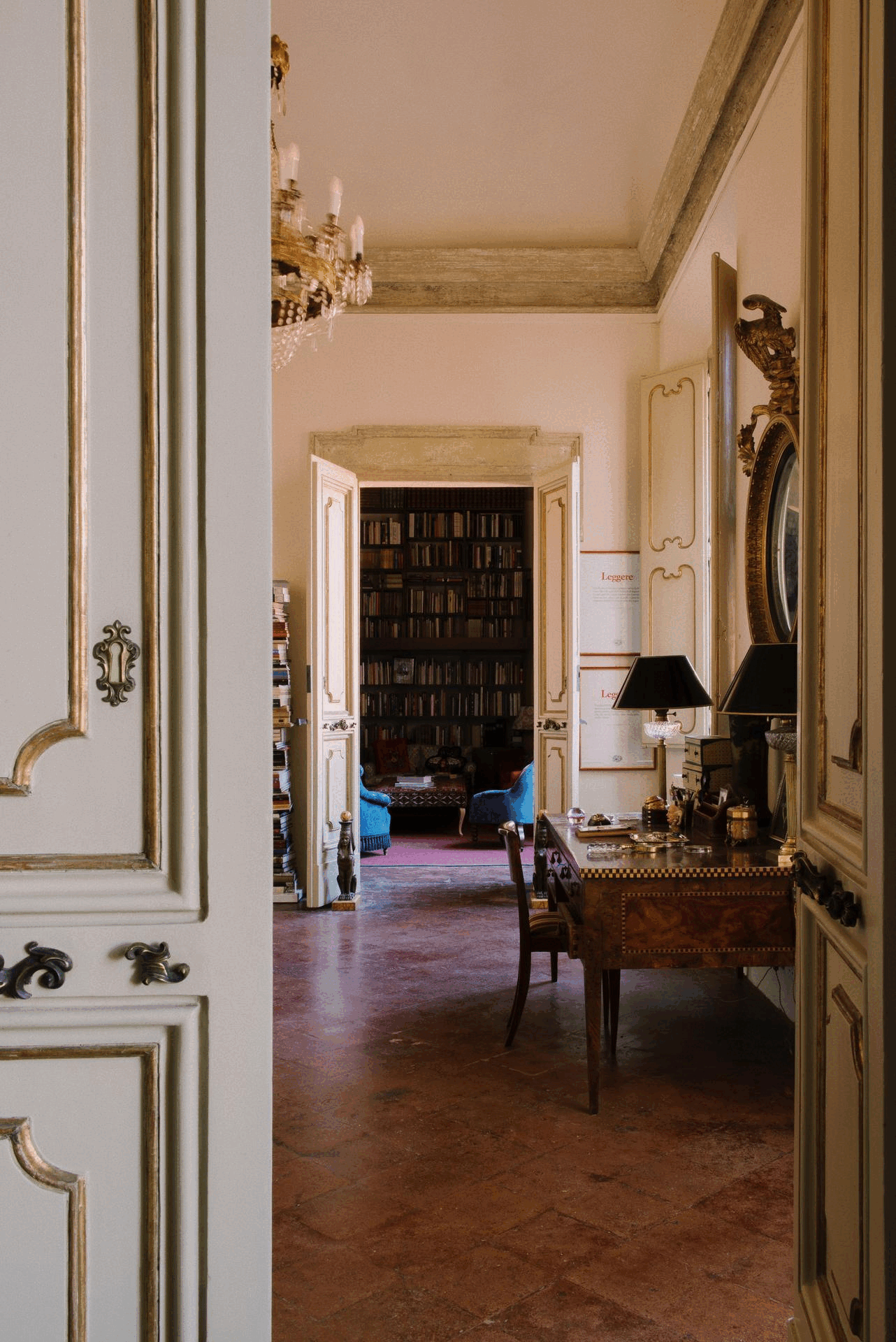 Biblioteca Eugenio Busmanti, Palazzo Bentivoglio, Bologna, 2021. Foto Paolo Abate