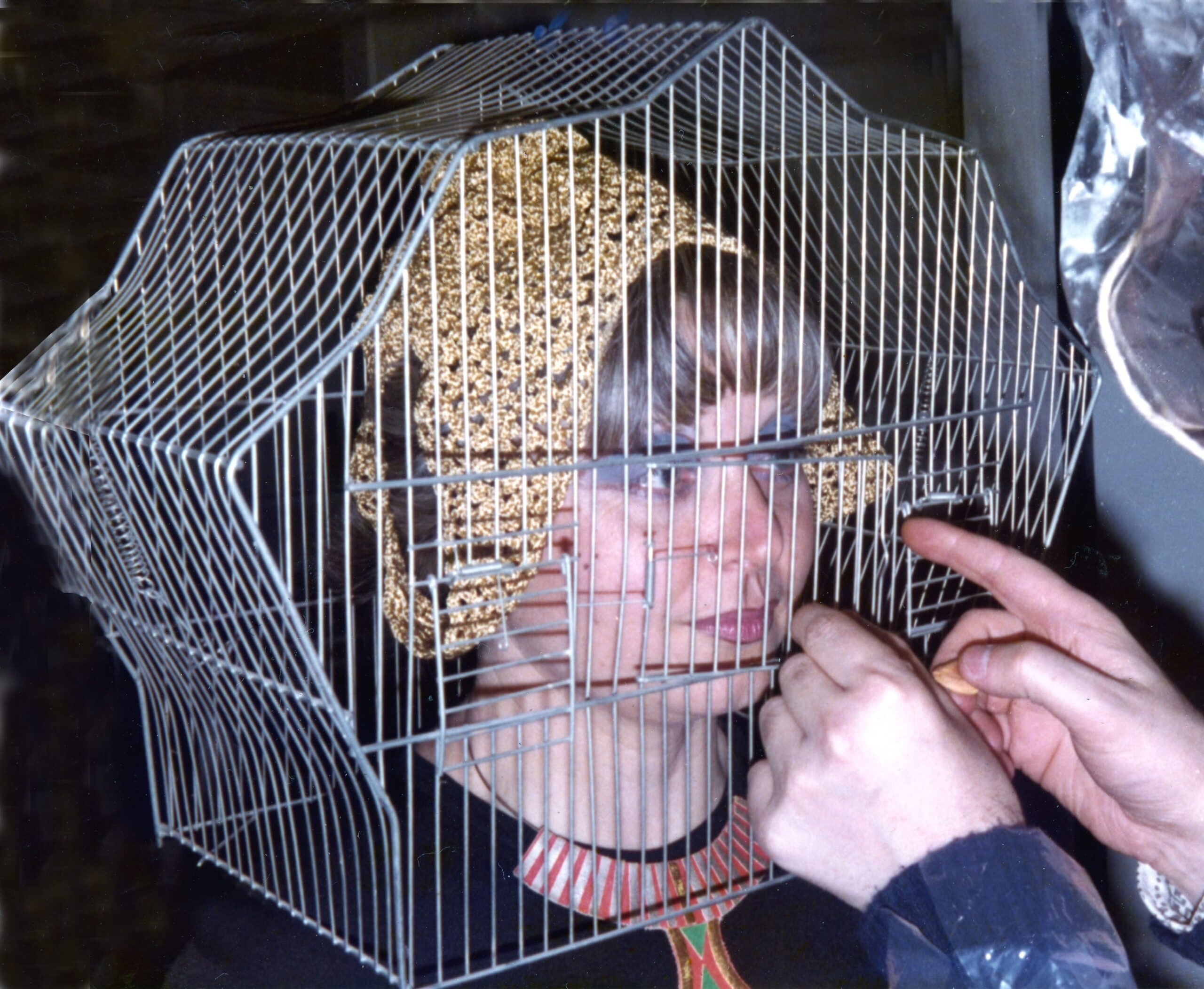 Tomaso Binga per la Ventesima Giornata del Contemporaneo, Donna in gabbia, 1975 - 2024