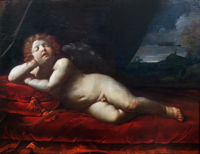 guido-reni Guido Reni, Amore dormiente, 1620 ca., olio su tela, 105 × 136 cm, Collezione BPER Banca, Modena