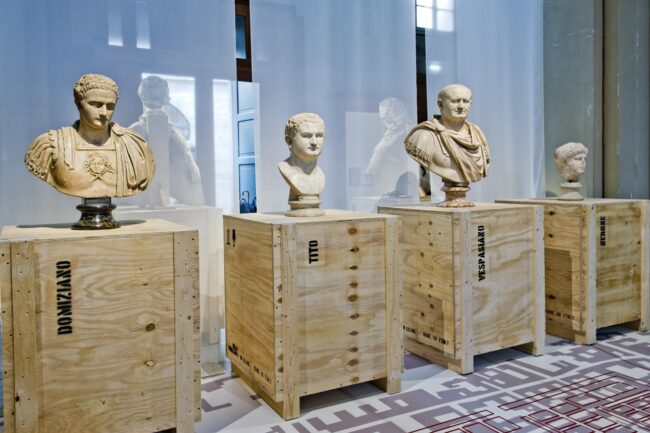 plinio-il-vecchio Installation view, Il catalogo del mondo: Plinio il Vecchio e la Storia della Natura. Credit Carlo Pozzoni