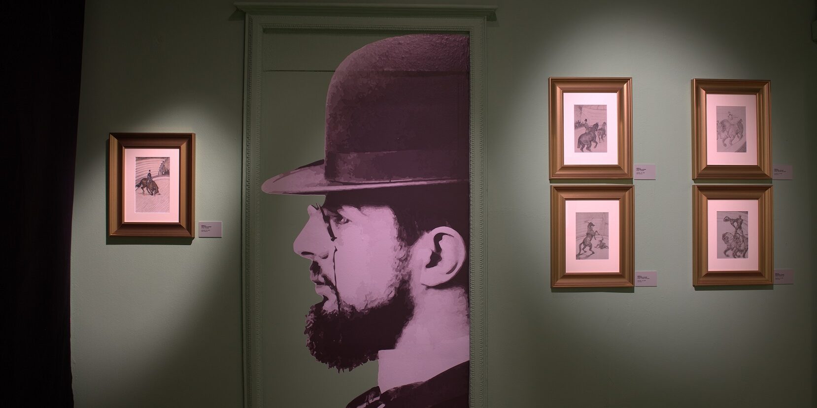 toulouse-lautrec Allestimento mostra Henri de Toulouse-Lautrec – Il mondo del circo e di Montmartre