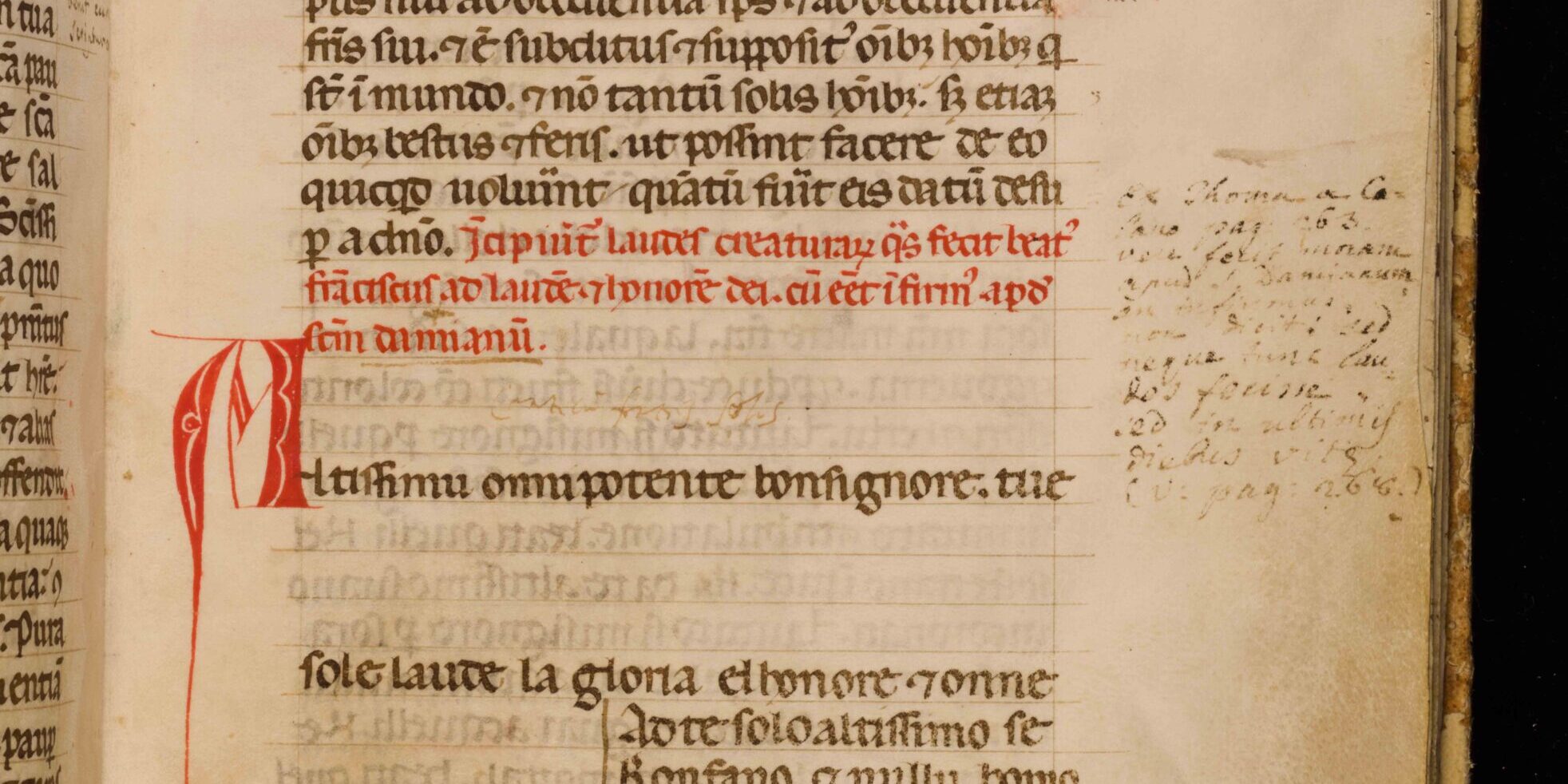 Laudato sie lo stupore riconoscente di fronte al Creato - Cantico di Frate Sole XIII secolo