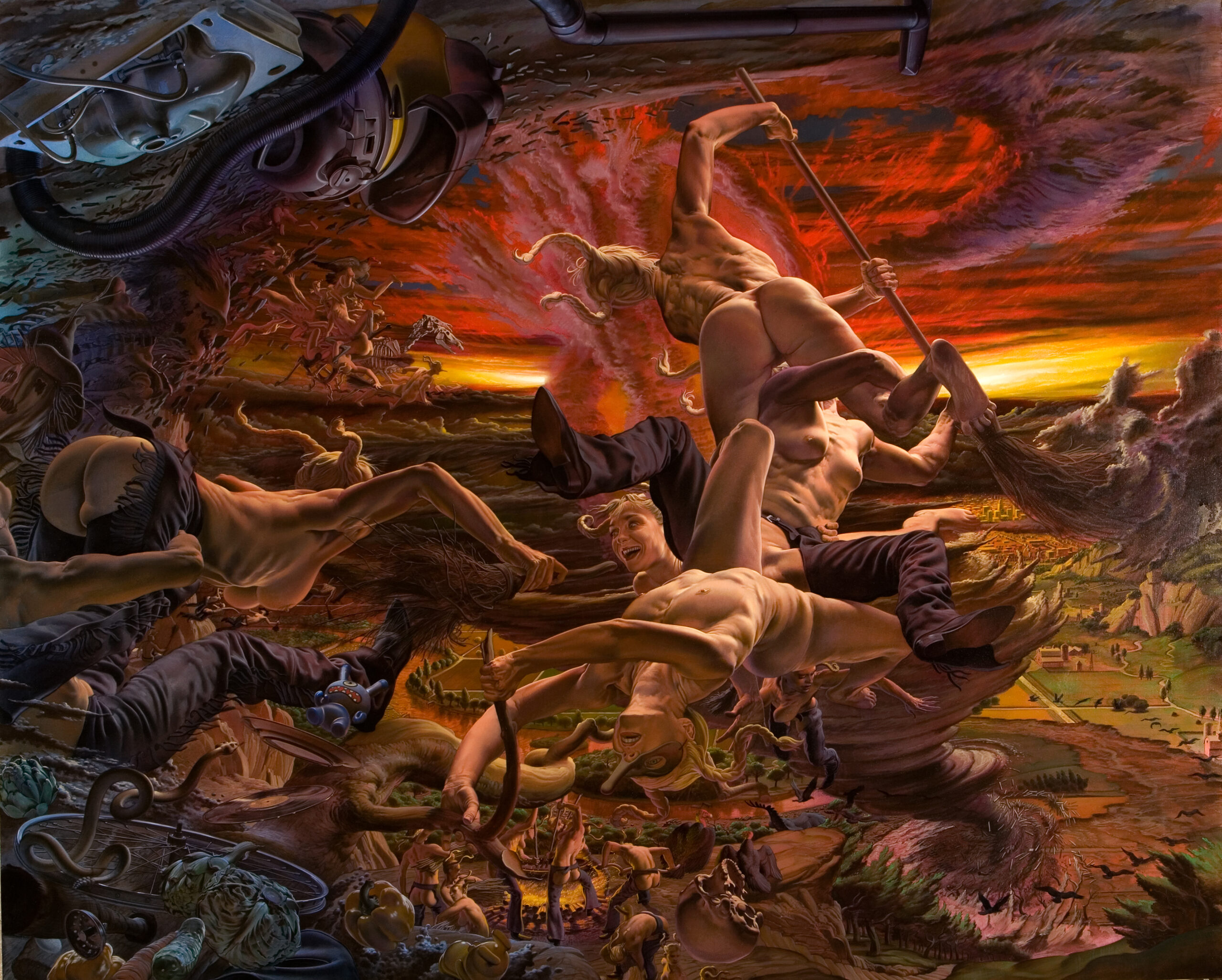 There’s no place like home, olio su tela, 198x244, 2006