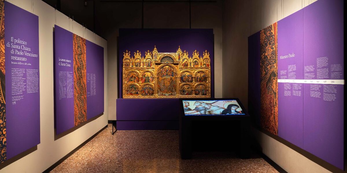 Polittico di Santa Chiara alle Gallerie dell’Accademia di Venezia - Foto Matteo Panciera