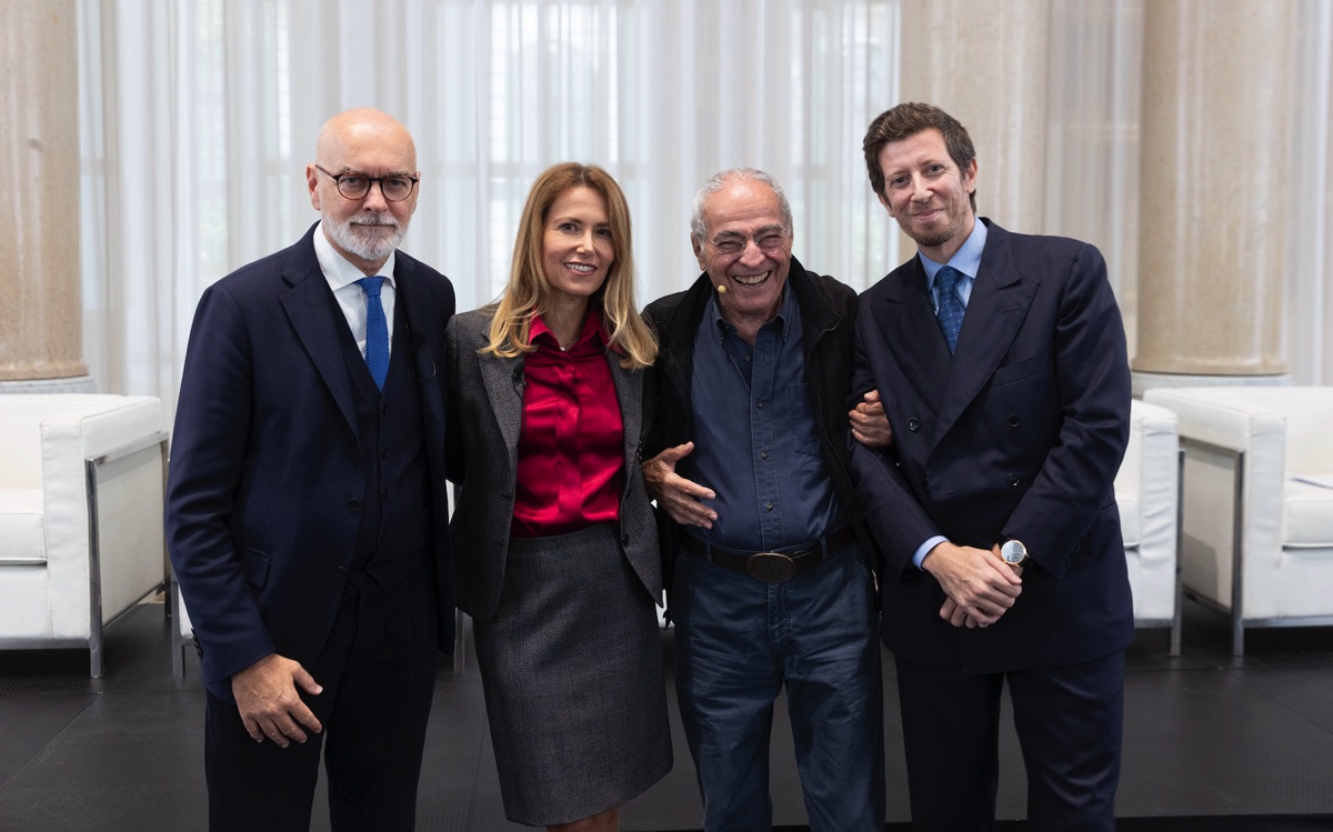 da sx Angelo Crespi, Cristina Mazzantini, Mario Ceroli, Ernesto Fürstenberg Fassio
