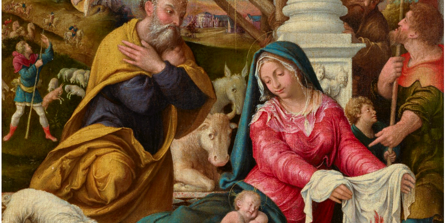 all. 3 – immagine dipinto Girolamo Bonsignori Palazzo Ducale di Mantova. Girolamo Bonsignori, Adorazione dei pastori