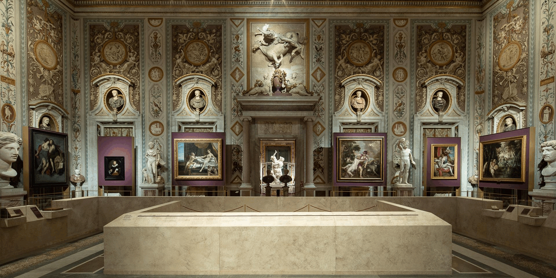 Poesia e pittura nel Seicento. Giovan Battista Marino e la meravigliosa passione. Installation view, © Galleria Borghese, Roma