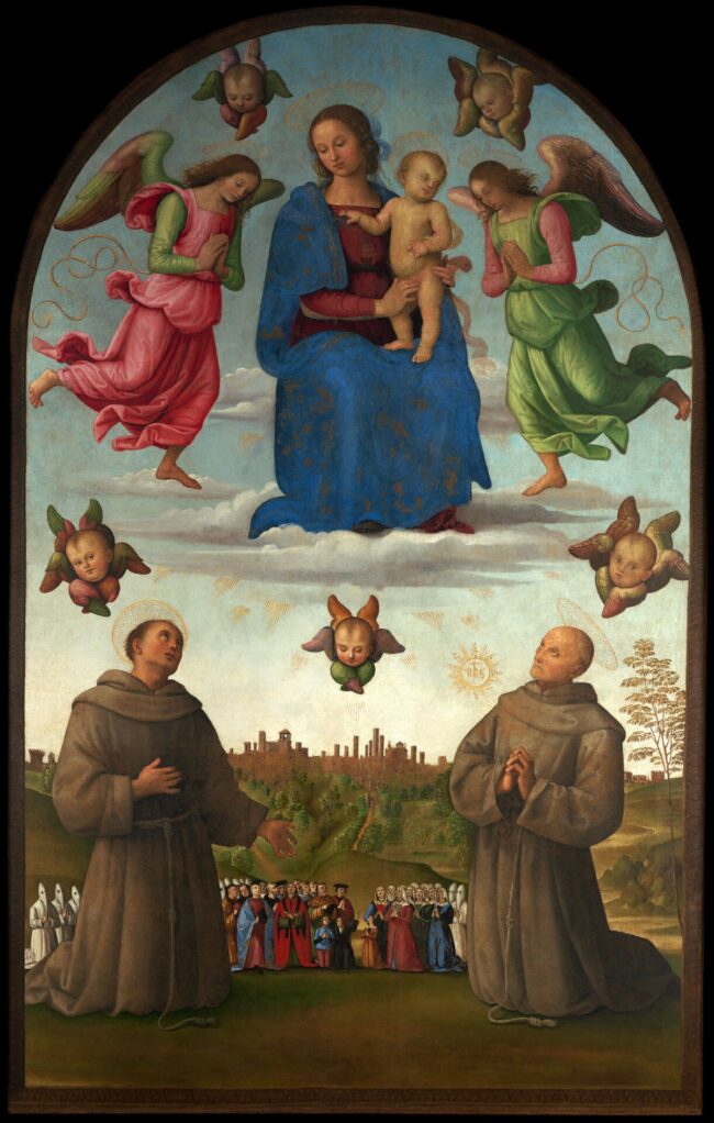 08-1221×1920 Pietro Vannucci detto Perugino, Gonfalone della Giustizia, 1496, olio su tela, Perugia, Galleria Nazionale dell'Umbria