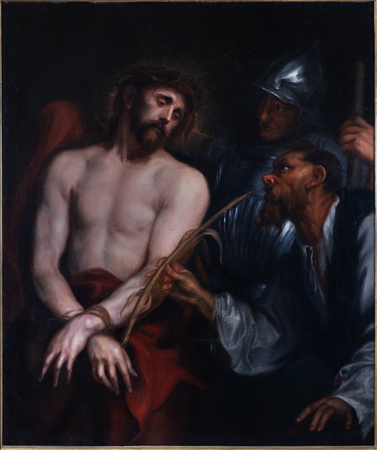 Bottega di Antoon Van Dyck (?) Cristo deriso, 1625-30 ca. (?) Olio su tela, 110 x 94 cm Luogo di conservazione BCC Pontassieve – Sede, via Vittorio Veneto 9, Pontassieve (FI) Per tutte le informazioni sulla visibilità dell’opera bccpontassieve.it