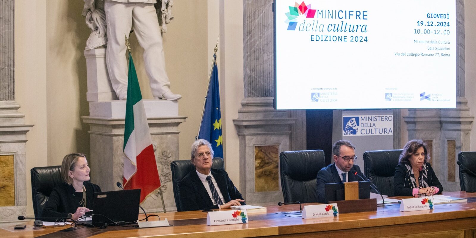 Minicifre della cultura 2024 Foto Ministero della Cultura