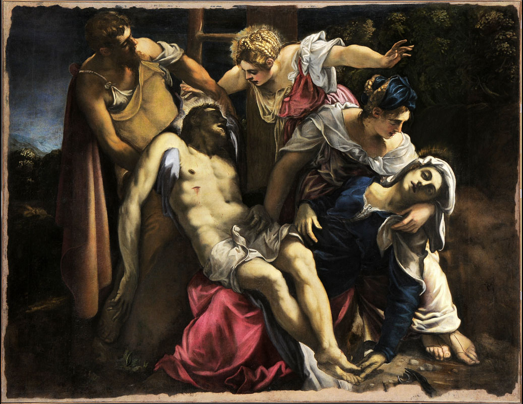 Jacopo Robusti detto Jacopo Tintoretto, Deposizione di Cristo dalla croce, 1550-1560 circa
