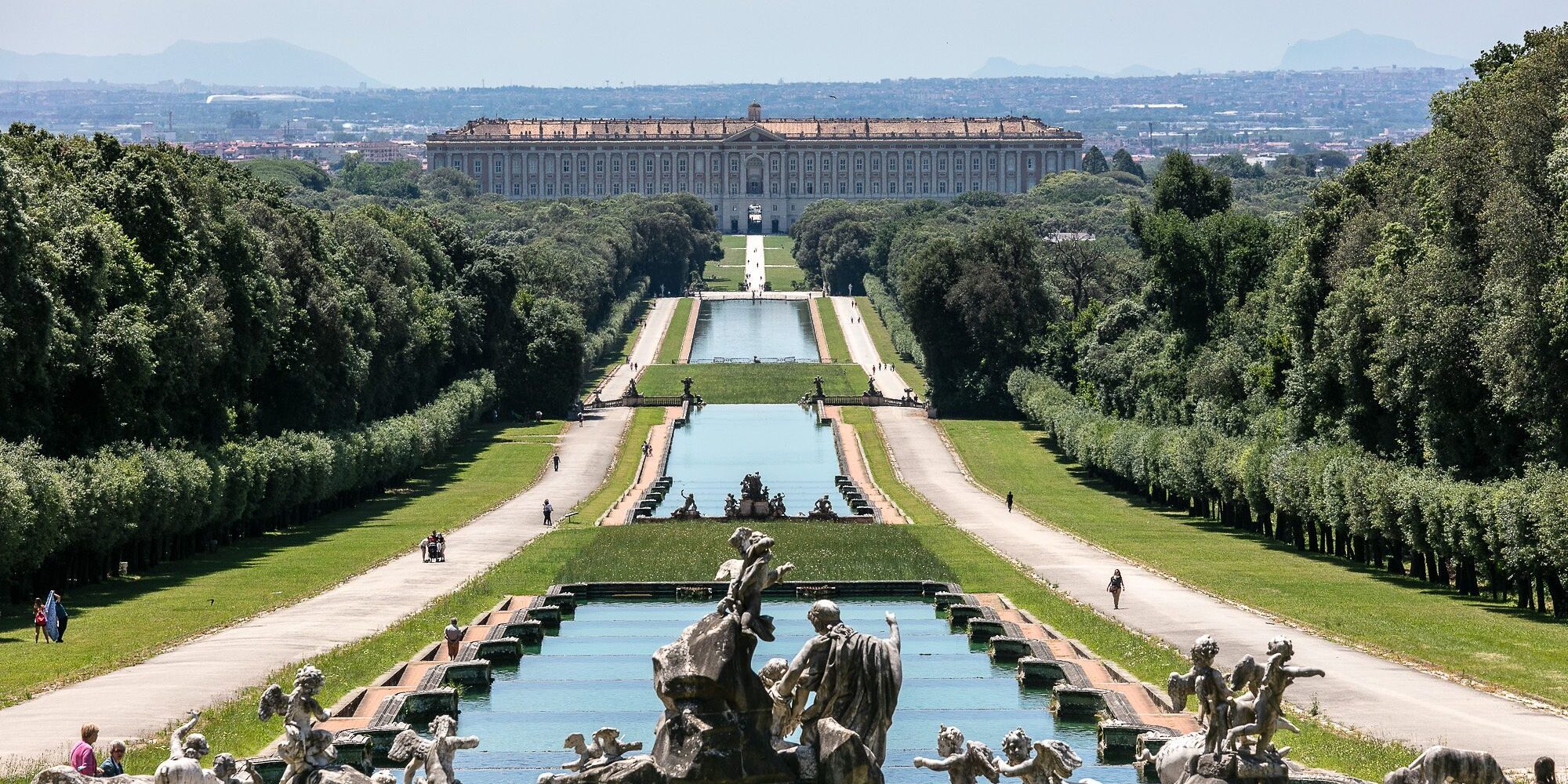 Veduta della Reggia di Caserta