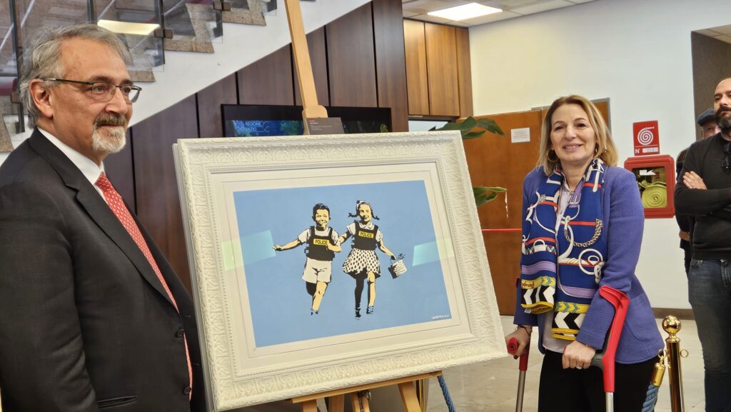 Banksy e Warhol: due opere esposte alla Regione Lazio