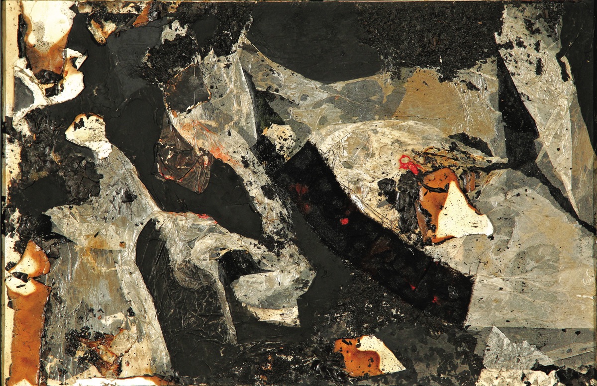 Alberto Burri Combustione Tecnica mista cm 33,6 x 51 1961 Terni, Fondazione Cassa di Risparmio di Terni e Narni, Collezione d’arte