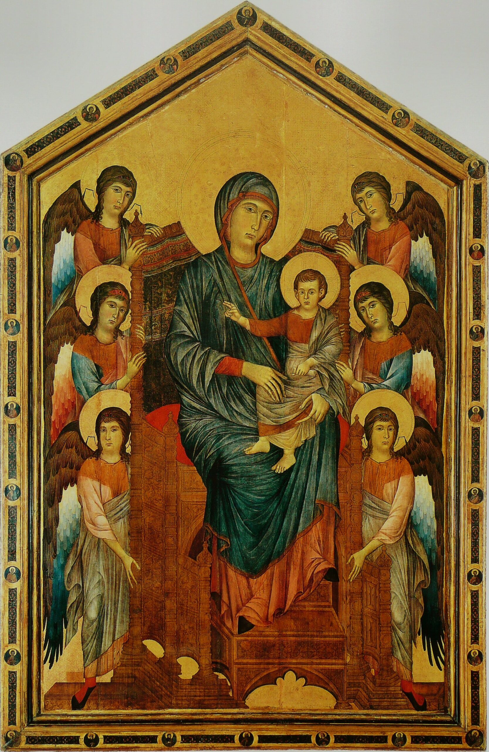 Cimabue_-_Maestà_du_Louvre Cimabue - Maestà, tempera su tavola, Louvre, Parigi