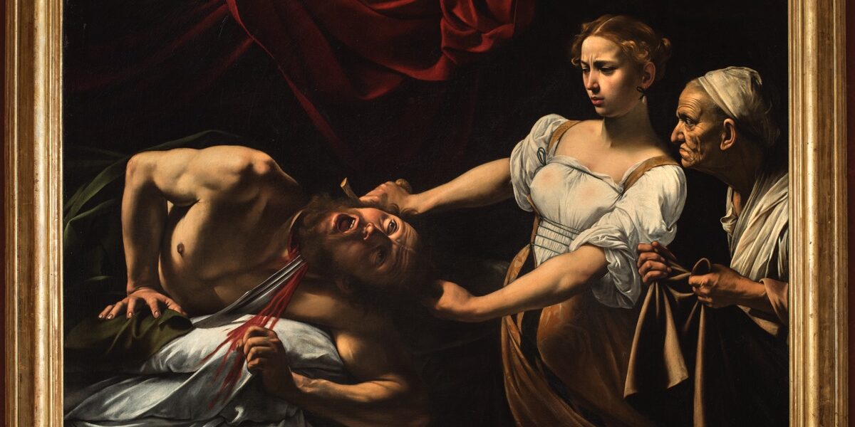 Caravaggio (Michelangelo Merisi) Giuditta e Oloferne 1598-1602 olio su tela; 145x195 cm Gallerie Nazionali di Arte Antica – Palazzo Barberini, Roma (IT) Crediti: Gallerie Nazionali di Arte Antica, Roma (MiC) - Bibliotheca Hertziana, Istituto Max Planck per la storia dell'arte/Enrico Fontolan