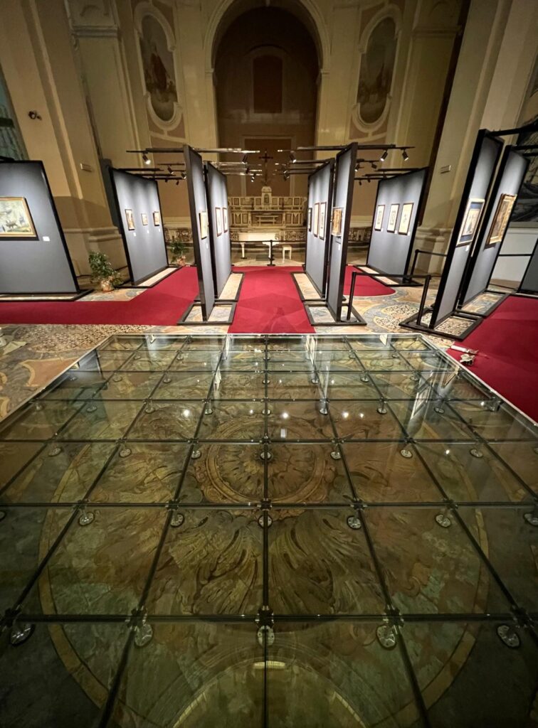 Santa Maria Maggiore alla Pietrasanta a Napoli: il nuovo pavimento flottante trasparente