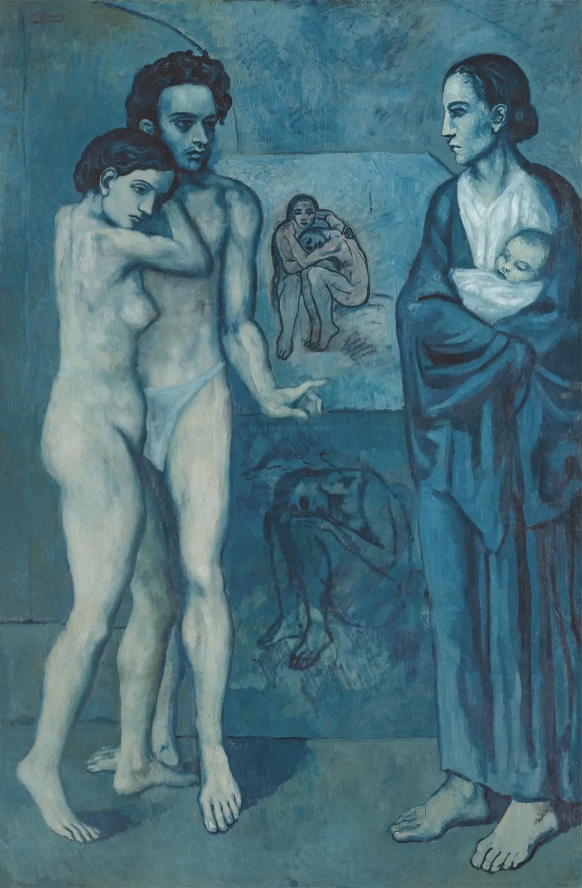 Pablo Picasso, La vita (La vie), 1903. Museum of Art, Cleveland