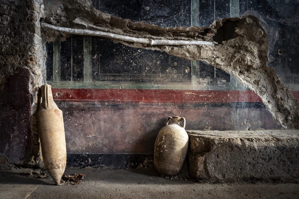 Emerge a Pompei un nuovo complesso termale in una domus di lusso
