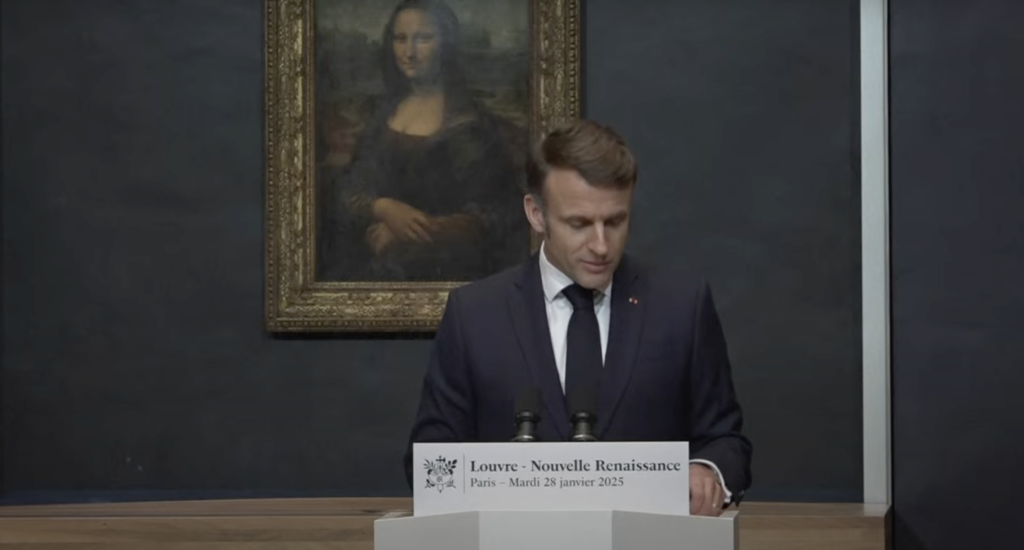 Louvre: il piano di rilancio di Macron dopo l’allarme della direttrice del museo