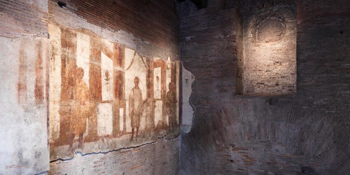 Mosaico all’interno della Schola degli Araldi del Circo Massimo Crediti-Simona Murrone Parco archeologico del Colosseo