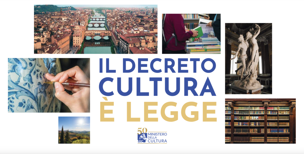 Ministero della Cultura: il DL Cultura è legge