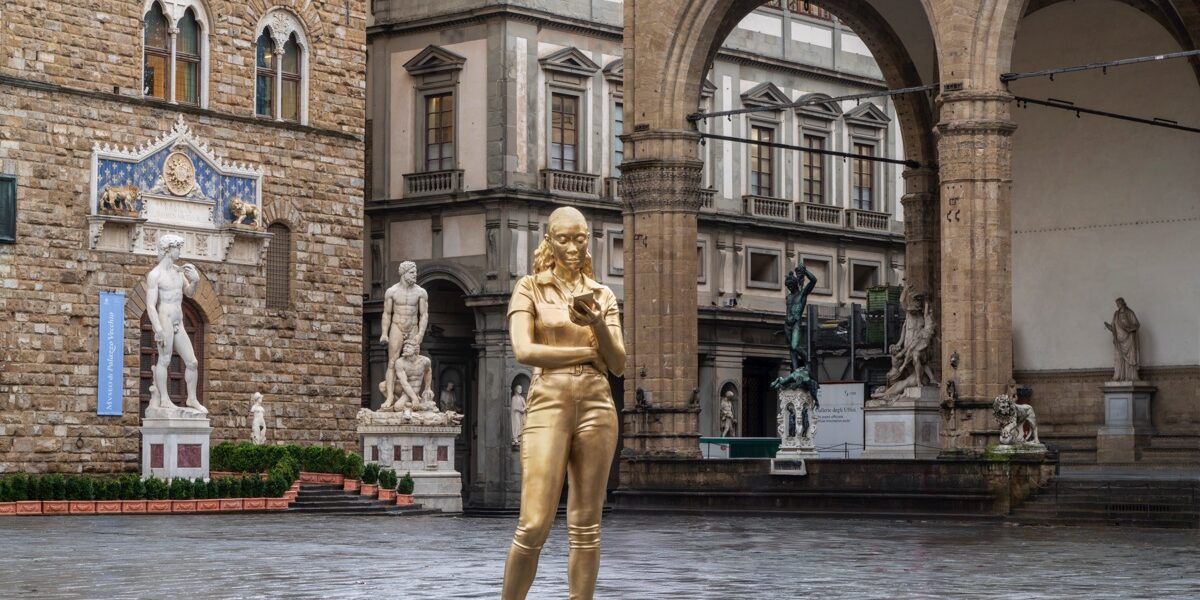 Thomas J Price in Florence Installation View, Palazzo Vecchio Firenze (2025) ©Thomas J Price.