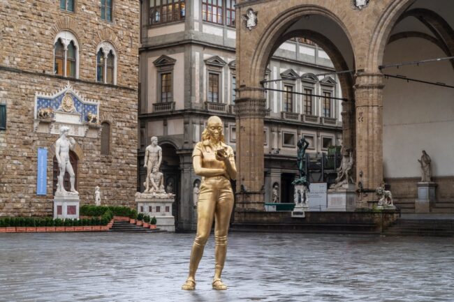 05(DSC02964)©photoElaBialkowskaOKNOstudio Thomas J Price in Florence Installation View, Palazzo Vecchio Firenze (2025) ©Thomas J Price.