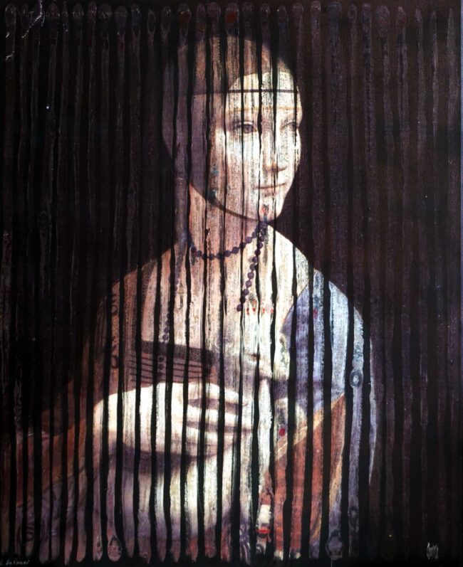 Dama con l’ermellino 80 x 100 cm